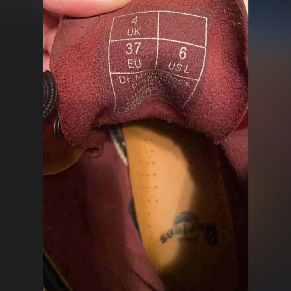 Dr. Martens Men's Burgundy Boots